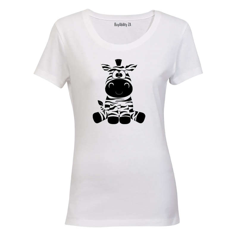 Sitting Zebra - Ladies - T-Shirt