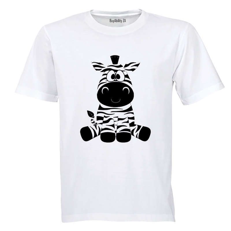Sitting Zebra - Kids T-Shirt