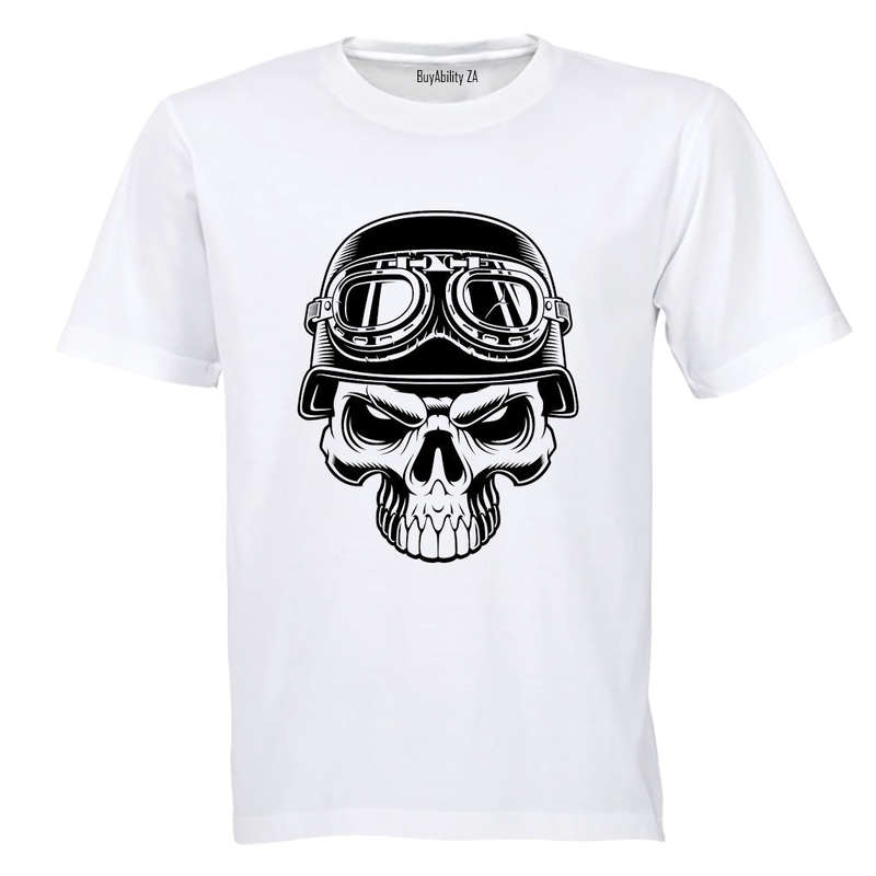 Skeleton Helmet - Adults - T-Shirt