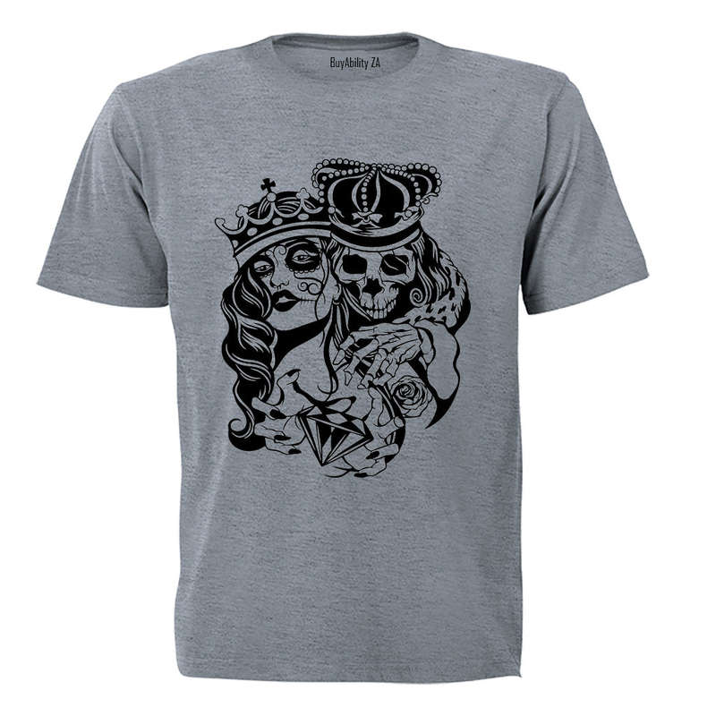 Skeleton Royalty - Halloween - Adults - T-Shirt