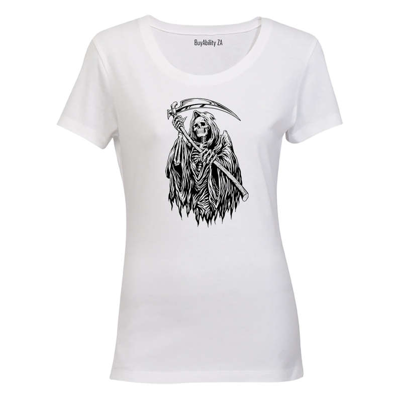 Skull Grimm - Halloween - Ladies - T-Shirt