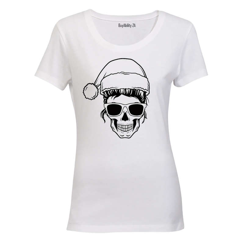 Skull Santa - Christmas - Ladies - T-Shirt