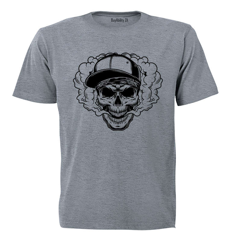 Smoke Skull - Halloween - Adults - T-Shirt