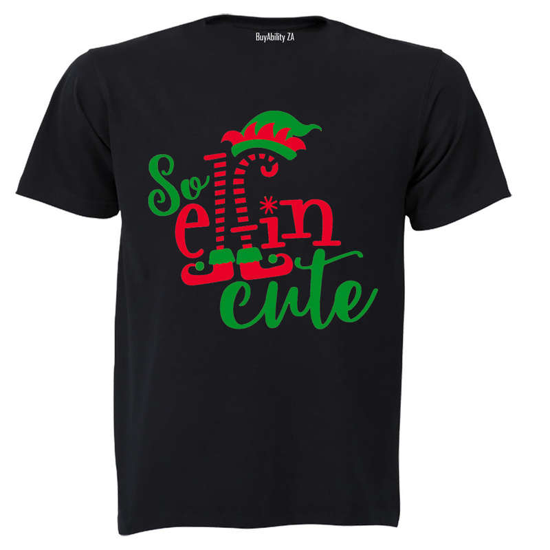 So Elfin' Cute - Christmas - Kids T-Shirt