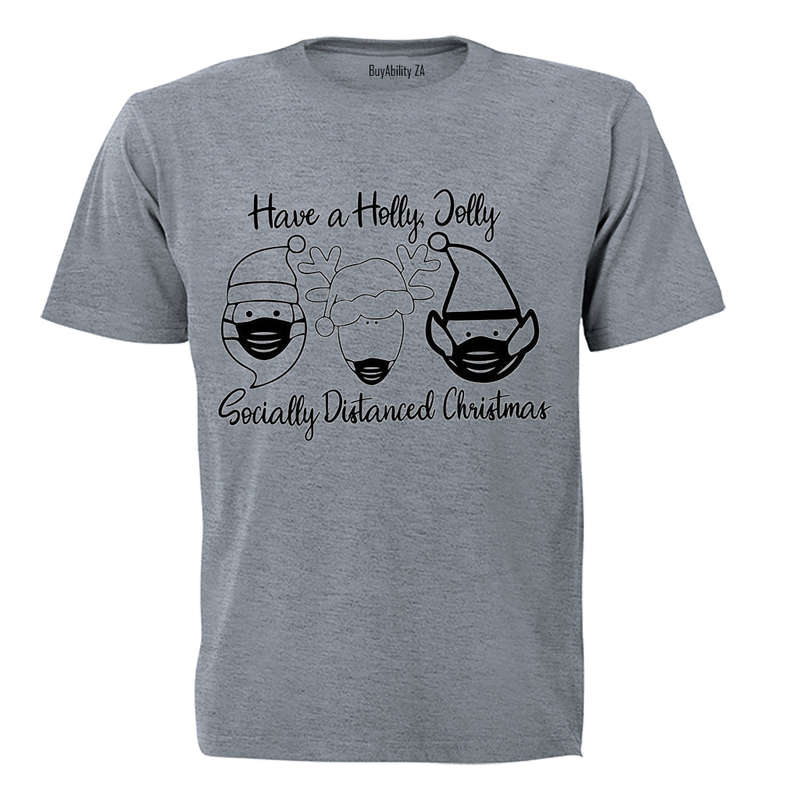 Socially Distanced Christmas - Adults - T-Shirt