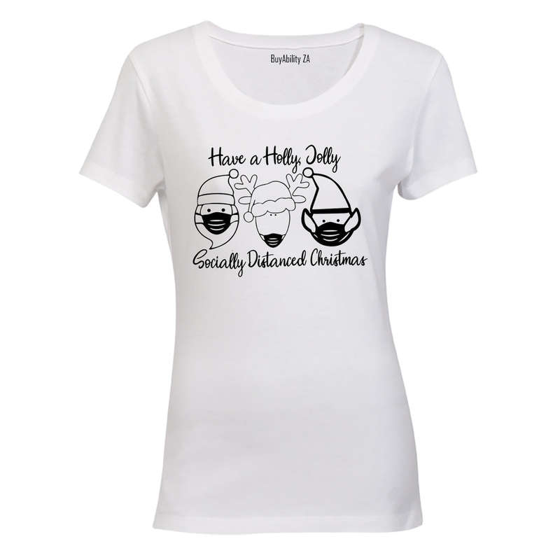 Socially Distanced Christmas - Ladies - T-Shirt