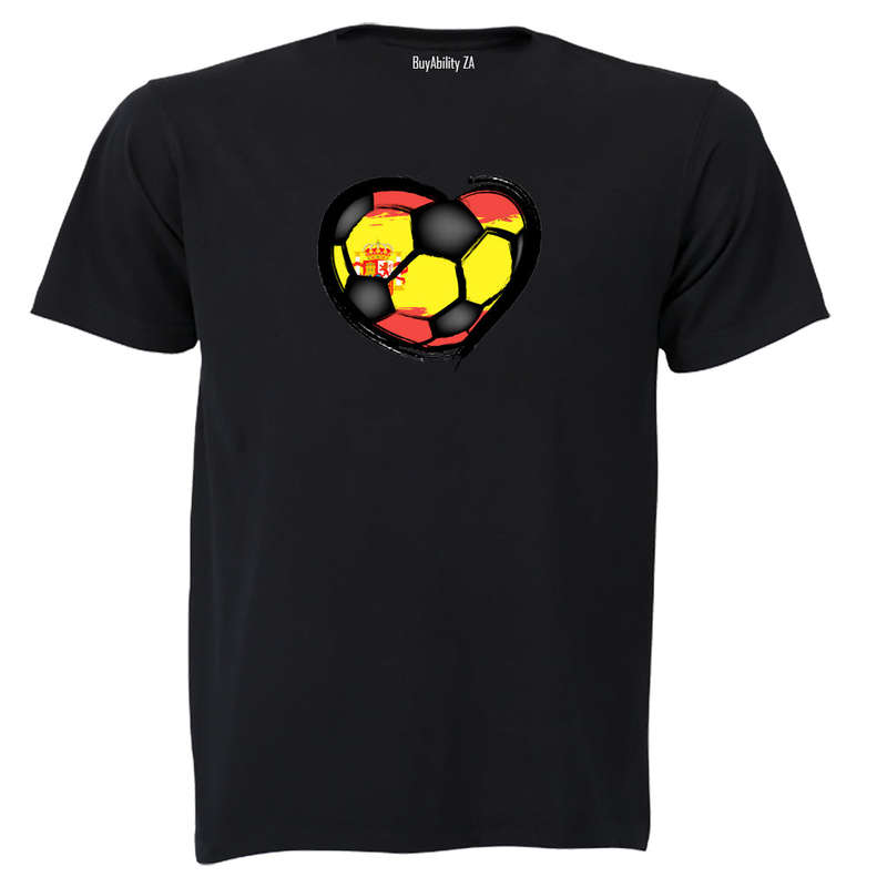 Spain - Soccer Inspired - Adults - T-Shirt