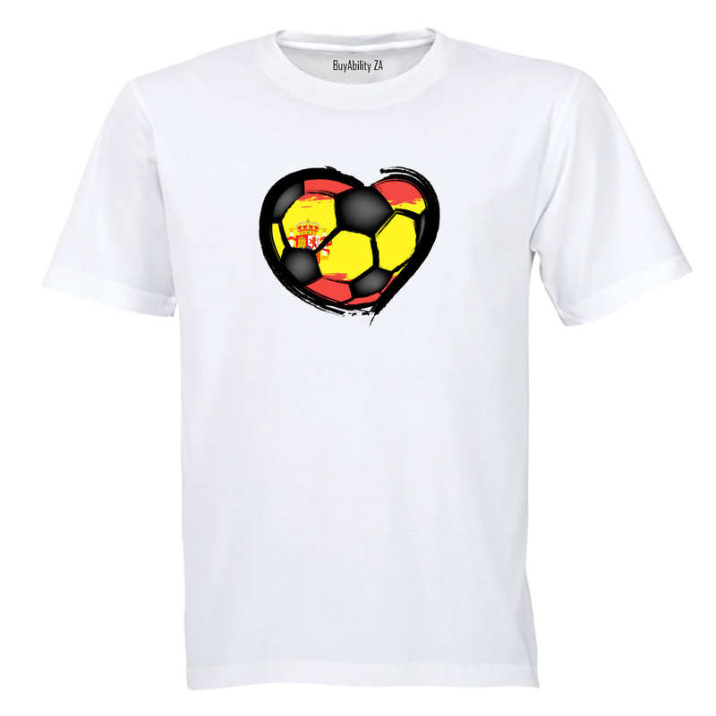 Spain - Soccer Inspired - Adults - T-Shirt