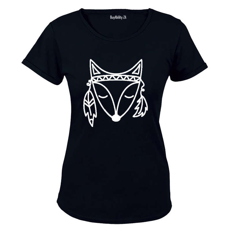 Fox Stencil - Ladies - T-Shirt