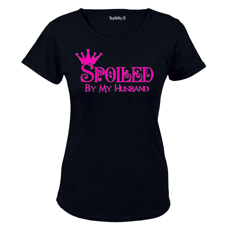 Spoiled by my Husband - Ladies - T-Shirt