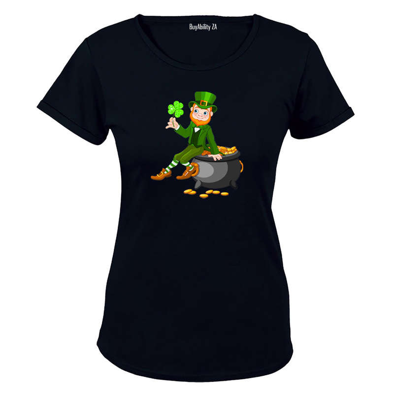 St. Patricks Leprechaun - Ladies - T-Shirt
