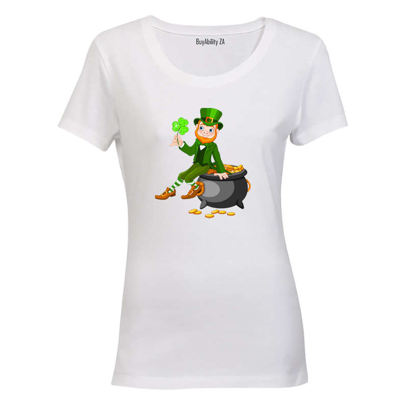 St. Patricks Leprechaun - Ladies - T-Shirt