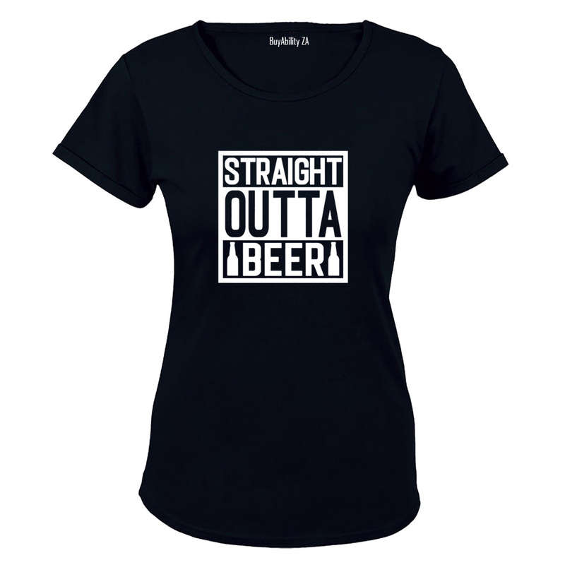 Straight Outta Beer - Ladies - T-Shirt