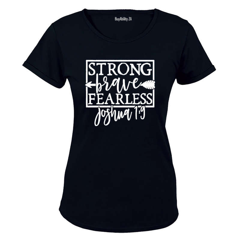 Strong - Brave - Fearless - Ladies - T-Shirt