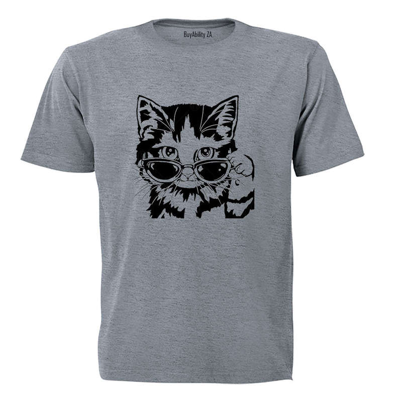 Sunglasses Cat - Adults - T-Shirt