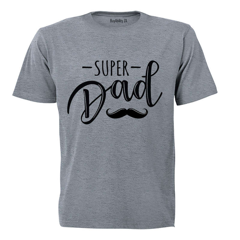 Super Dad - Mustache - Adults - T-Shirt