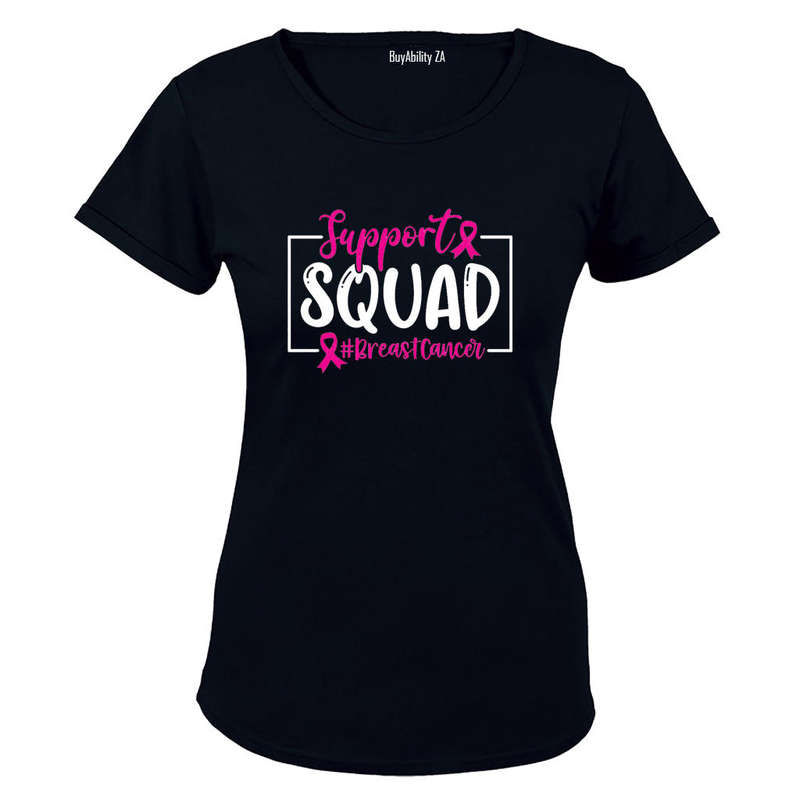 Support Squad - Breast Cancer - Ladies - T-Shirt