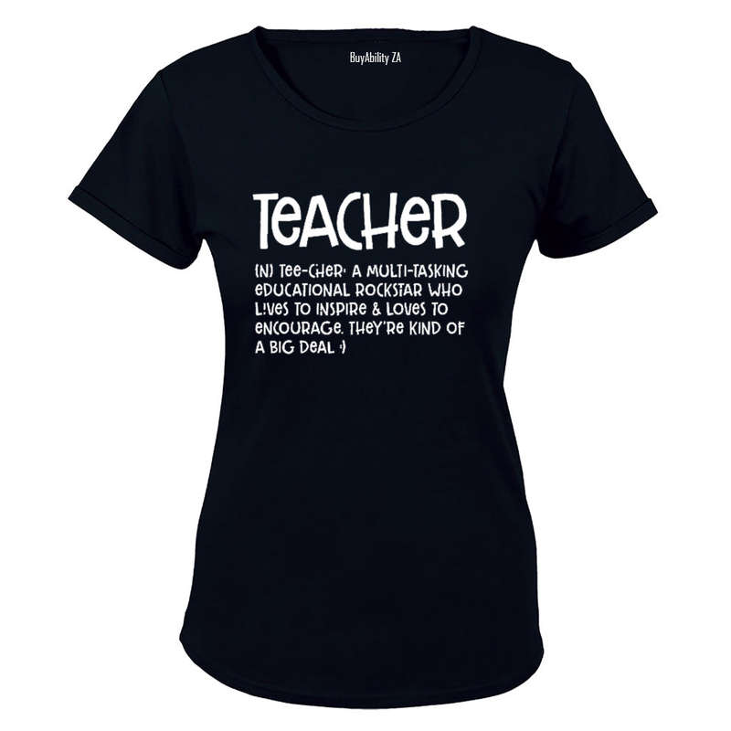 True Teacher Definition - Inspired by Teachers! - Ladies - T-Shirt