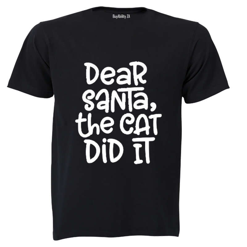 The Cat Did It - Christmas - Adults - T-Shirt
