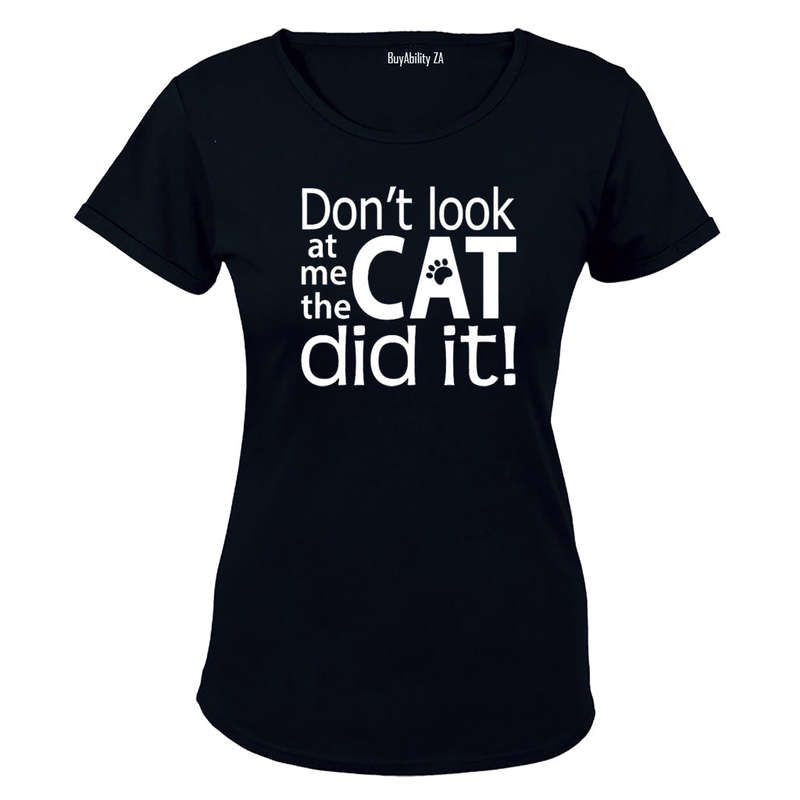 The Cat Did It - Ladies - T-Shirt
