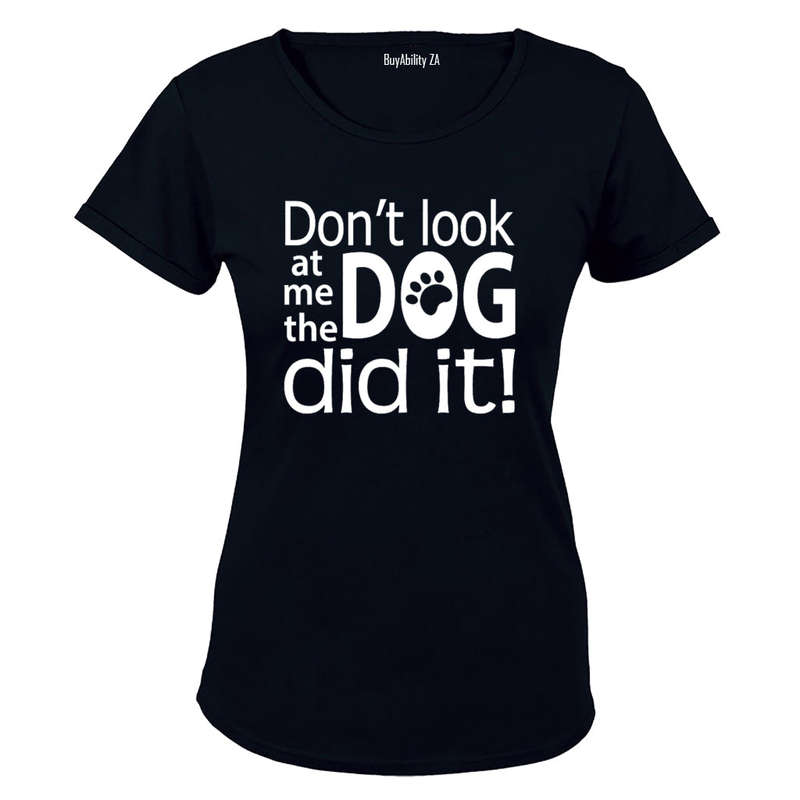 The Dog Did It - Ladies - T-Shirt