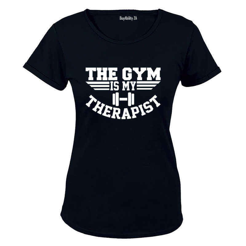 The Gym is my Therapist - Ladies - T-Shirt