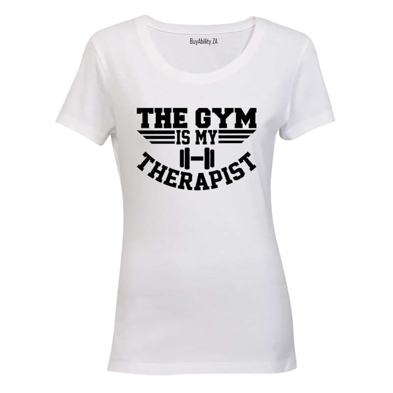 The Gym is my Therapist - Ladies - T-Shirt