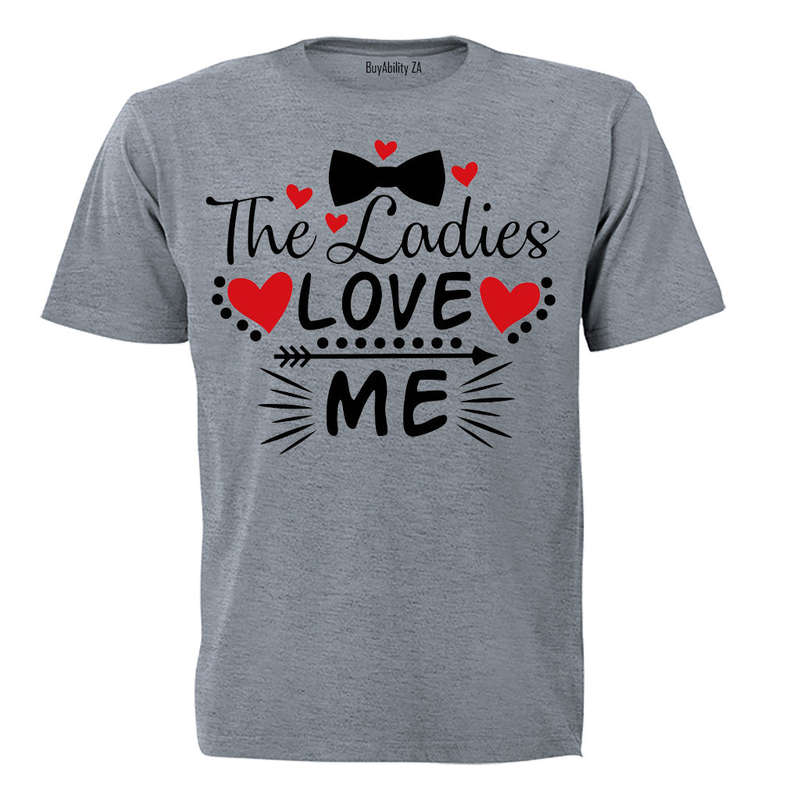 The Ladies Love Me, Bowtie- Valentine Inspired - Kids T-Shirt