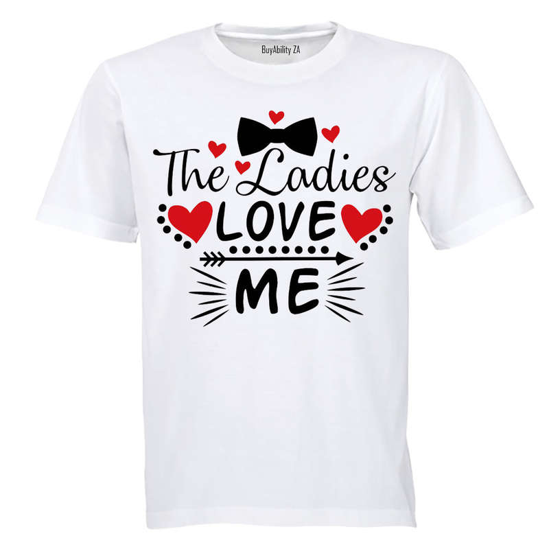 The Ladies Love Me, Bowtie- Valentine Inspired - Kids T-Shirt