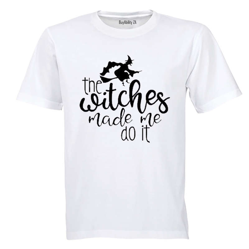 The Witches Made Me Do It - Halloween - Kids T-Shirt
