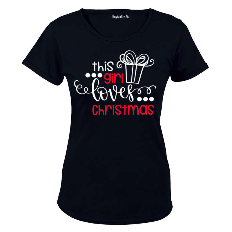 This Girl Loves Christmas - Ladies - T-Shirt