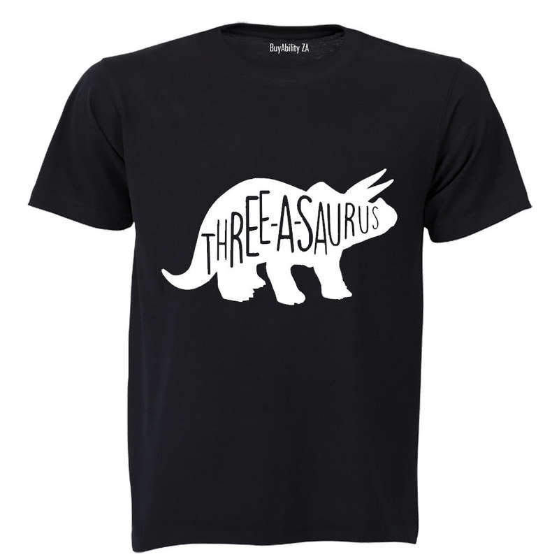 THREE-a-saurus - Kids T-Shirt