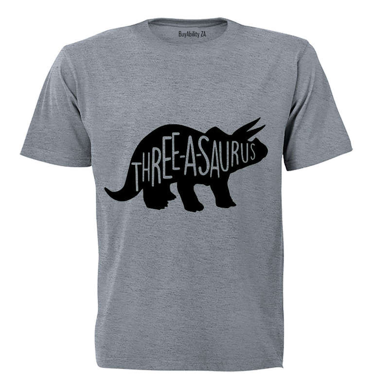 THREE-a-saurus - Kids T-Shirt
