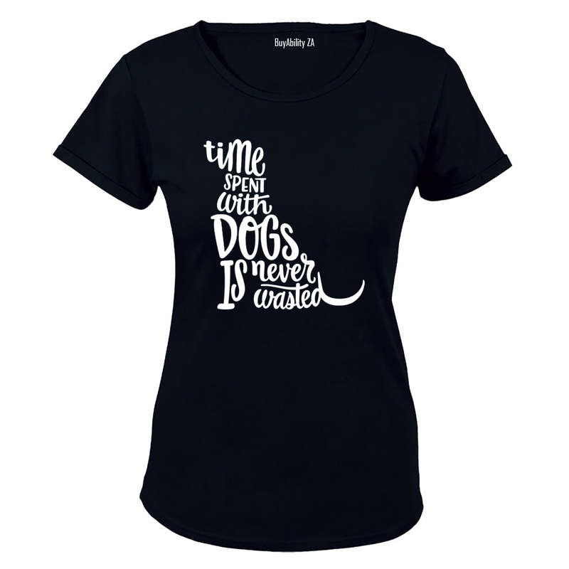 Time Spent With Dogs - Ladies - T-Shirt
