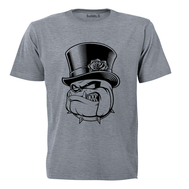 Top Hat Bulldog - Adults - T-Shirt