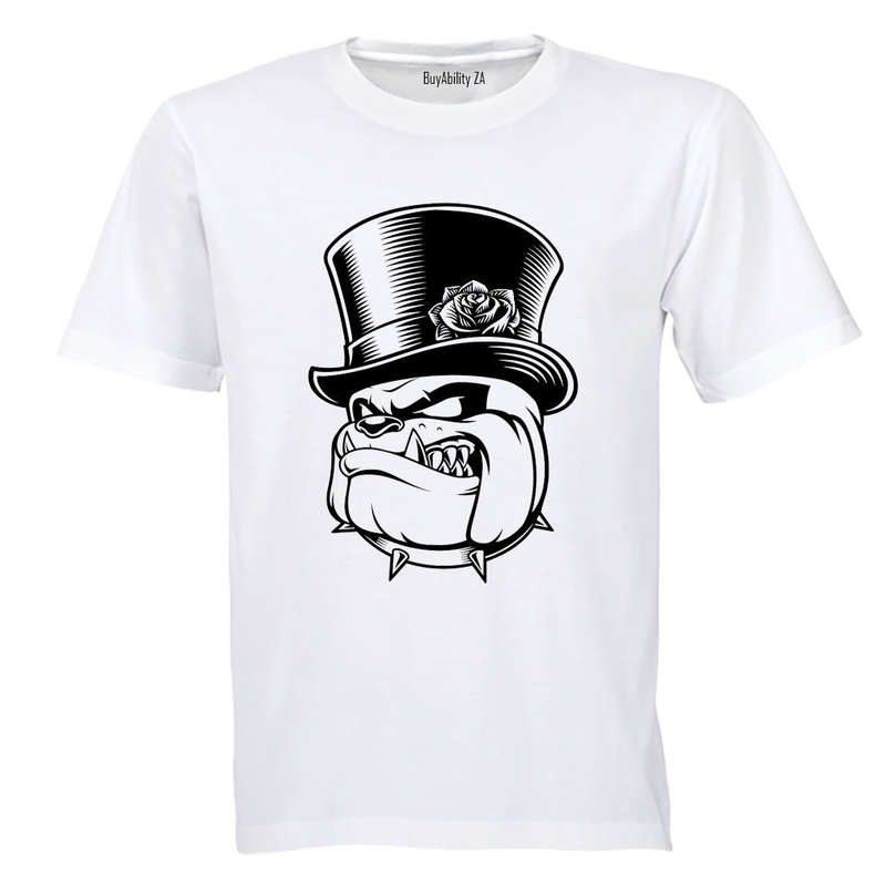 Top Hat Bulldog - Adults - T-Shirt