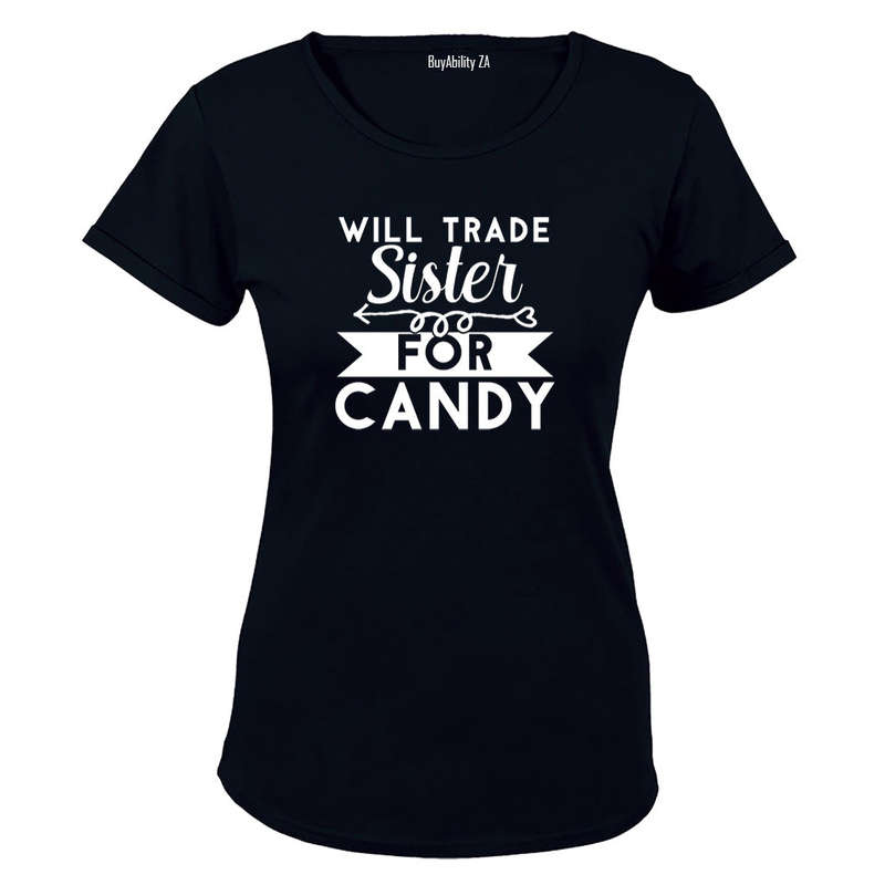 Trade Sister for Candy - Halloween - Ladies - T-Shirt