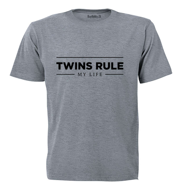 Twins Rule... My Life - Adults - T-Shirt