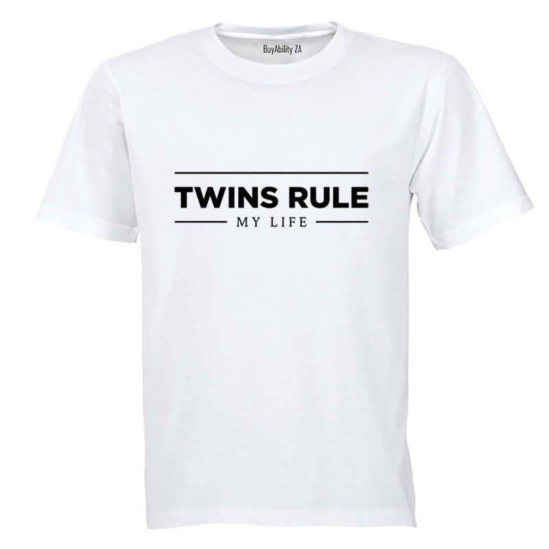Twins Rule... My Life - Adults - T-Shirt