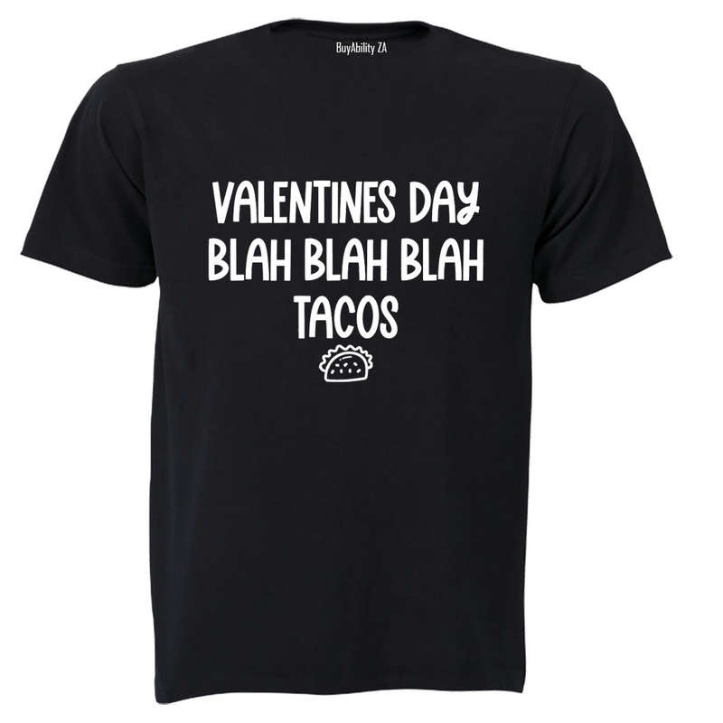 Valentine's Day - Tacos - Adults - T-Shirt