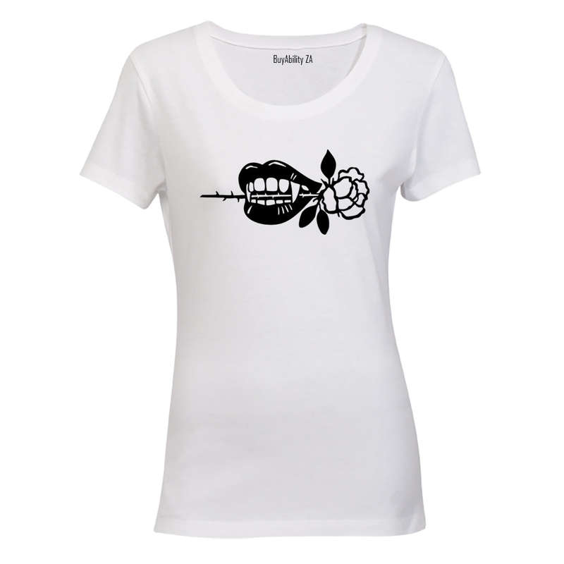 Vampire Rose - Halloween - Ladies - T-Shirt