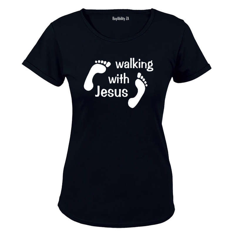 Walking with Jesus - Ladies - T-Shirt