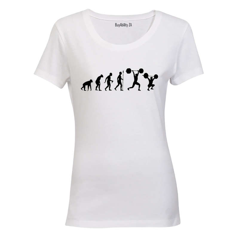 Weightlifting Evolution - Ladies - T-Shirt