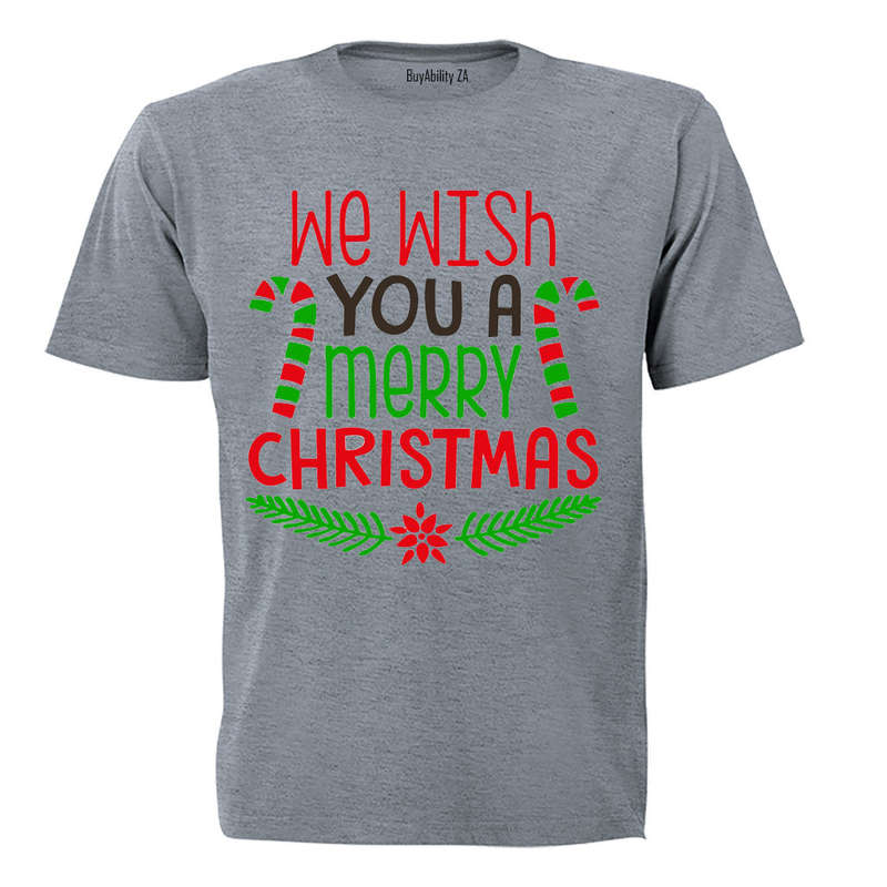 We Wish You a Merry Christmas - Colourful - Kids T-Shirt