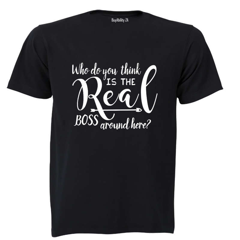 Who Do You Think The Real Boss Is? - Kids T-Shirt