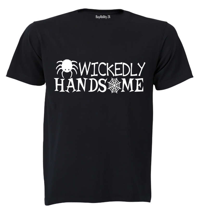 Wickedly Handsome - Halloween - Adults - T-Shirt