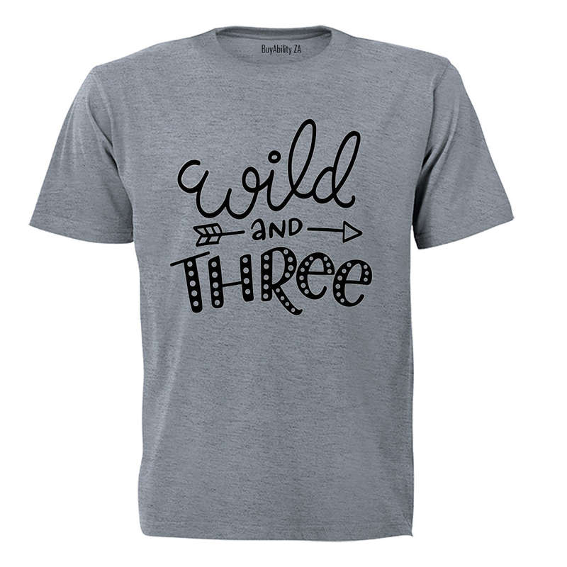 Wild and Three - Kids T-Shirt