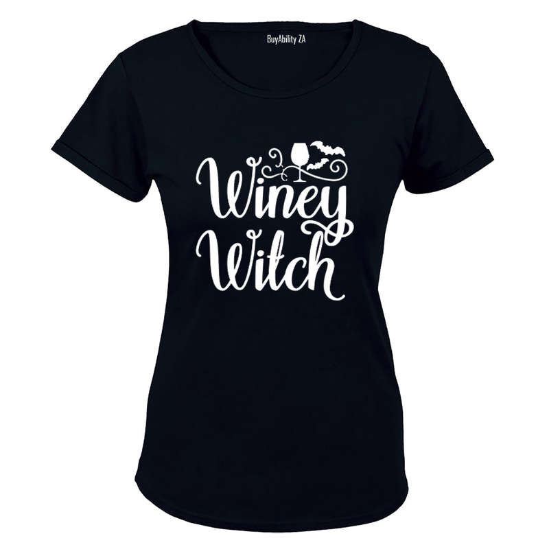 Winey Witch - Halloween Inspired - Ladies - T-Shirt