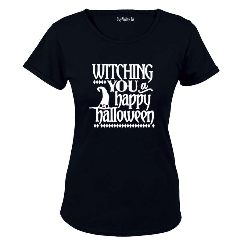 Witching you a Happy Halloween! - Ladies - T-Shirt