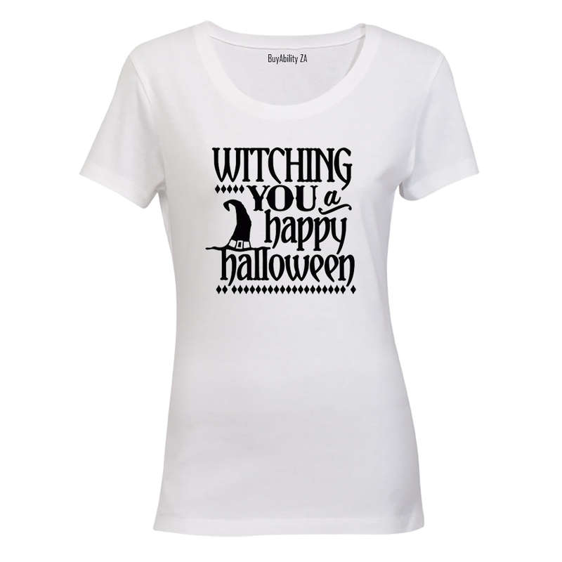 Witching you a Happy Halloween! - Ladies - T-Shirt